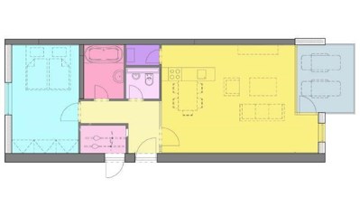 Půdorys_byt_2+kk_mezonet_blok_C